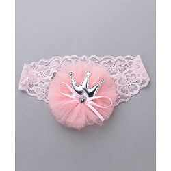 Babyhug Free Size Bow & Flower Headbands Pack of 3 - Pink