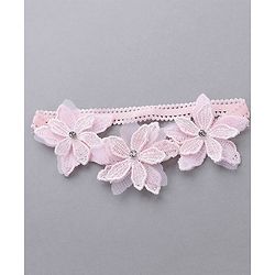 Babyhug Free Size Bow & Flower Headbands Pack of 3 - Pink