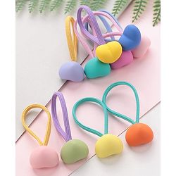 Babyhug Rubber Bands & Scrunchies Sets Pack of 10 - Multicolour