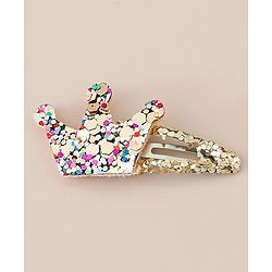 Babyhug Free Size Bow & Butterfly Clips Set of 8 - Multicolor