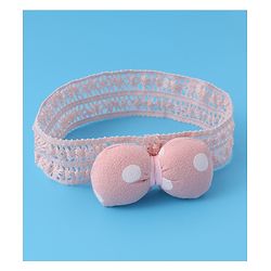Babyhug Headbands with Bow Applique Pack of 2 - Multicolor