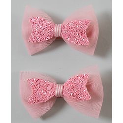 Babyhug Bow & Butterfly Clips Pack of 2 - Pink