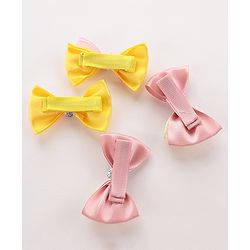 Babyhug Baby Hair Accessories Combo Set Free Size Pack of 2 - Pink & Yellow