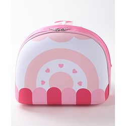 Babyhug Fashion Backpacks Heart Print - Multicolor