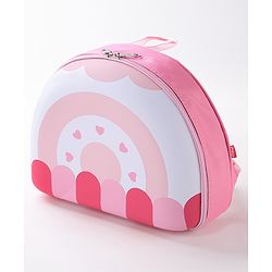 Babyhug Fashion Backpacks Heart Print - Multicolor