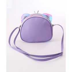 Babyhug Sling Bag With Butterfly Applique - Purple