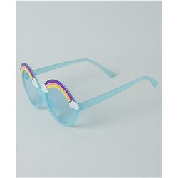 Babyhug Rainbow Shape Sunglasses -Light Green