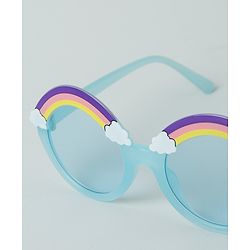 Babyhug Rainbow Shape Sunglasses -Light Green