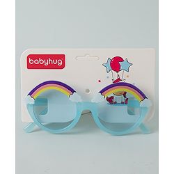 Babyhug Rainbow Shape Sunglasses -Light Green