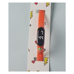 Babyhug Carrot Applique Digital Watch Free Size - Orange