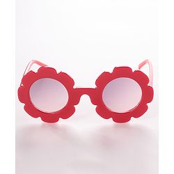 Babyhug Flower Shape Sunglasses -Red