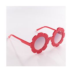 Babyhug Flower Shape Sunglasses -Red