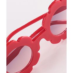 Babyhug Flower Shape Sunglasses -Red
