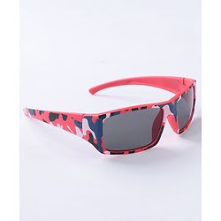 Babyhug Camouflage Print Sunglasses - Pink