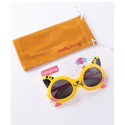 Babyhug Tiger Shape Sunglasses -Yellow