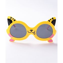 Babyhug Tiger Shape Sunglasses -Yellow