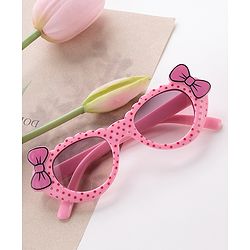 Babyhug Sunglasses with Bow Design -Pink