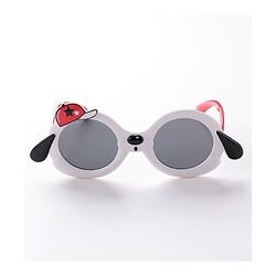 Babyhug Sunglasses with Cap Applique - White