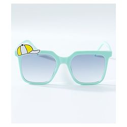 Babyhug Sunglasses with Cap Applique - Light Green