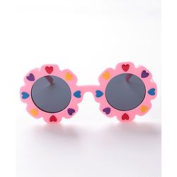 Babyhug Heart Designed Sunglasses - Pink