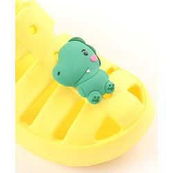 Cute Walk by Babyhug Clogs Dino Patch - Yellow
