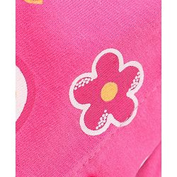 Babyhug Cotton Knit Full Sleeves Night Suit With Unicorn Print - Pink