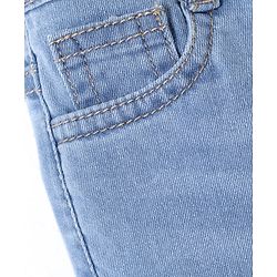 Babyhug Denim Full Length Jeans With Stretch - Blue