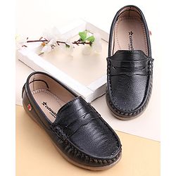 Cute Walk by Babyhug Slip On Formal Shoes - Black