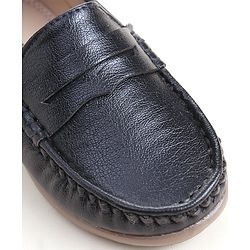 Cute Walk by Babyhug Slip On Formal Shoes - Black