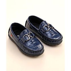 Cute Walk by Babyhug Slip On Loafers - Blue