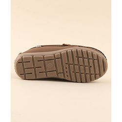 Cute Walk by Babyhug Slip On Formal Shoes - Brown