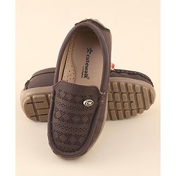 Cute Walk by Babyhug Slip On Formal Shoes - Dark Brown