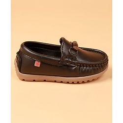 Cute Walk by Babyhug Slip On Formal Shoes -  Black