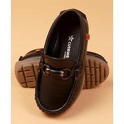 Cute Walk by Babyhug Slip On Formal Shoes -  Black