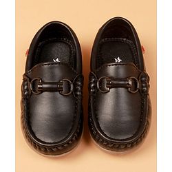 Cute Walk by Babyhug Slip On Formal Shoes -  Black