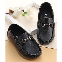 Cute Walk by Babyhug Slip On Formal Shoes -  Black