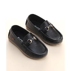 Cute Walk by Babyhug Slip On Formal Shoes - Dark Brown