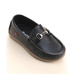 Cute Walk by Babyhug Slip On Formal Shoes -  Black