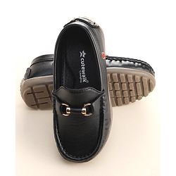 Cute Walk by Babyhug Slip On Formal Shoes - Dark Brown
