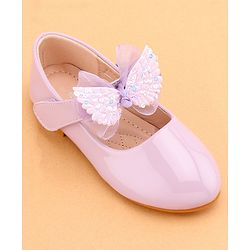 Cute Walk by Babyhug Ballerina with Velcro Closure  - Purple