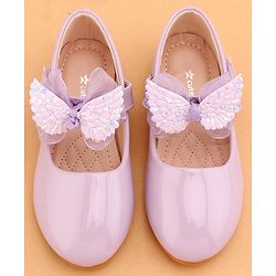 Cute Walk by Babyhug Ballerina with Velcro Closure  - Purple