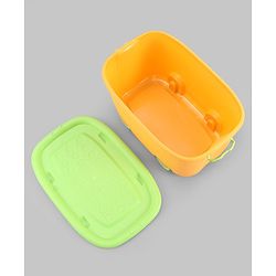 Babyhug Compact Multipurpose Storage Box with Wheels - Orange