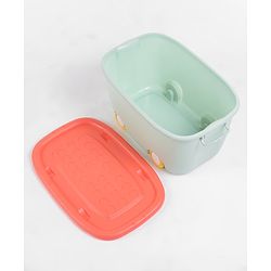 Babyhug Compact Multipurpose Storage Box with Wheels - Orange