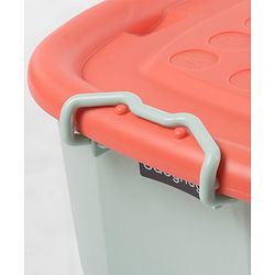 Babyhug Compact Multipurpose Storage Box with Wheels - Orange