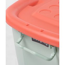 Babyhug Compact Multipurpose Storage Box with Wheels - Orange