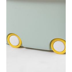 Babyhug Compact Multipurpose Storage Box with Wheels - Orange