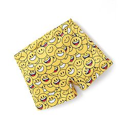 Babyhug Smiley Print Swimming Trunk - Yellow