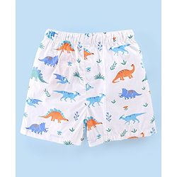 Babyhug Cotton Poplin Woven Boxer Car Print Pack of 3 - Multicolor