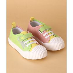 Cute Walk by Babyhug Velcro Closure Casual Shoes - Yellow