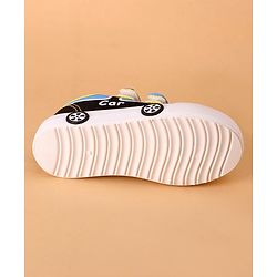 Cute Walk by Babyhug Velcro Closure Casual Shoes Car Design - Yellow